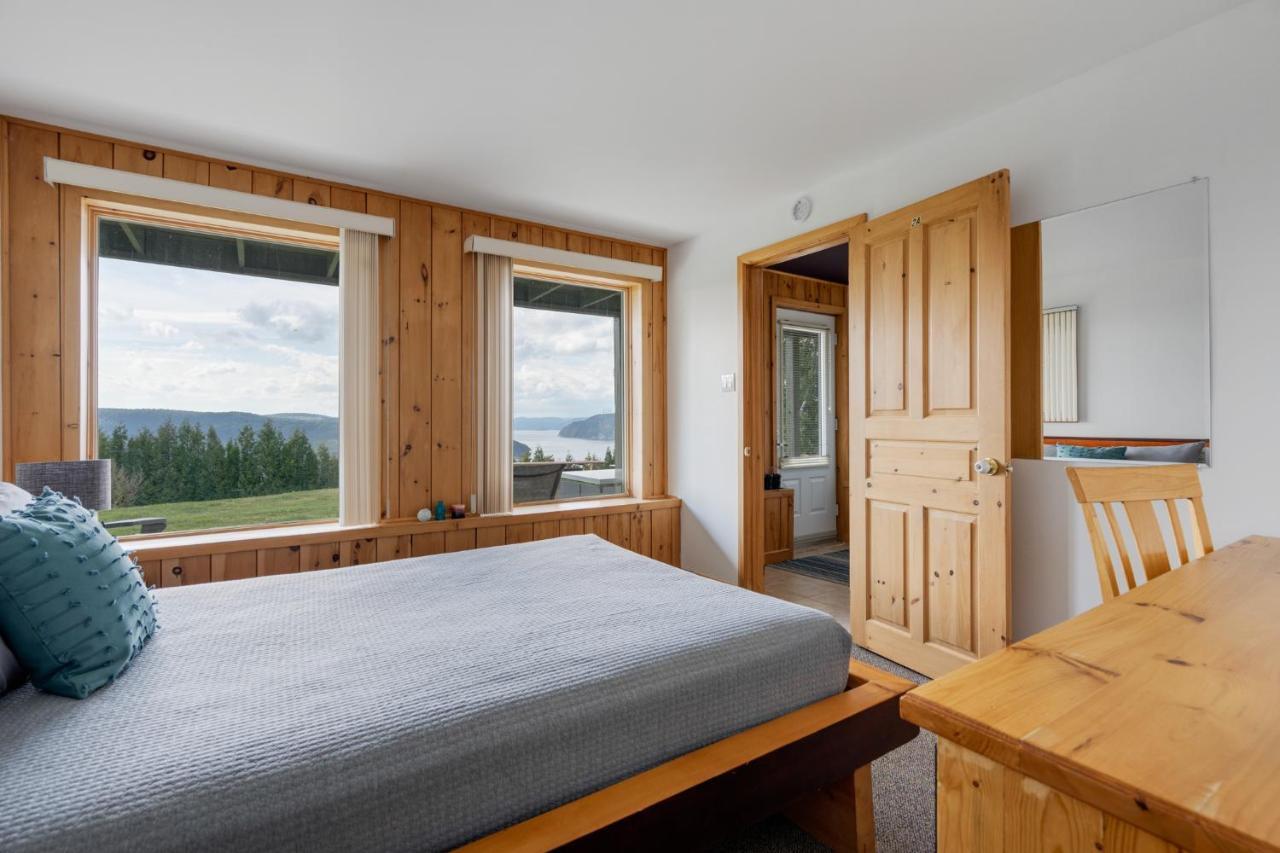 Sacre-Coeur Montfjord - Chalets, Vue Spectaculaire Et Spa. Chantafjord #4 מראה חיצוני תמונה